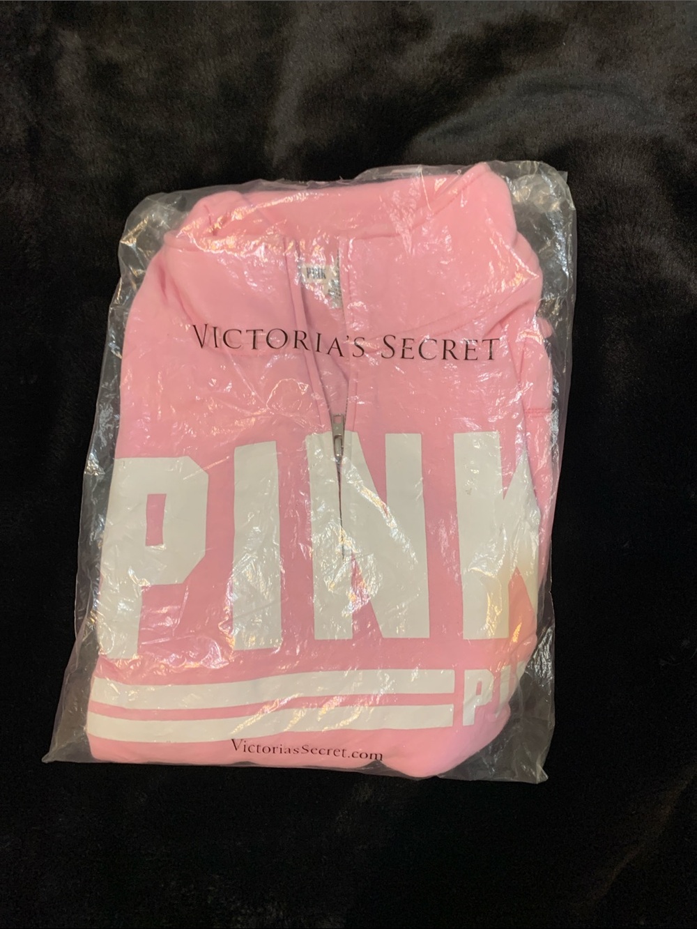 Victoria's Secret PINK Light Pink Zip-Up Hoodie